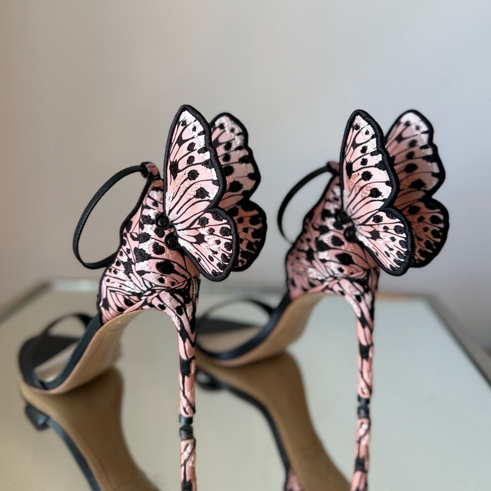 Like new Sophia Webster Chiara Butterfly High Heel Sandals - Picture 7 of 13